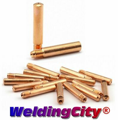 Weldingcity® 25-pk Mig Welding Gun Contact Tip 14-35 For Tweco Lincoln 200-400a