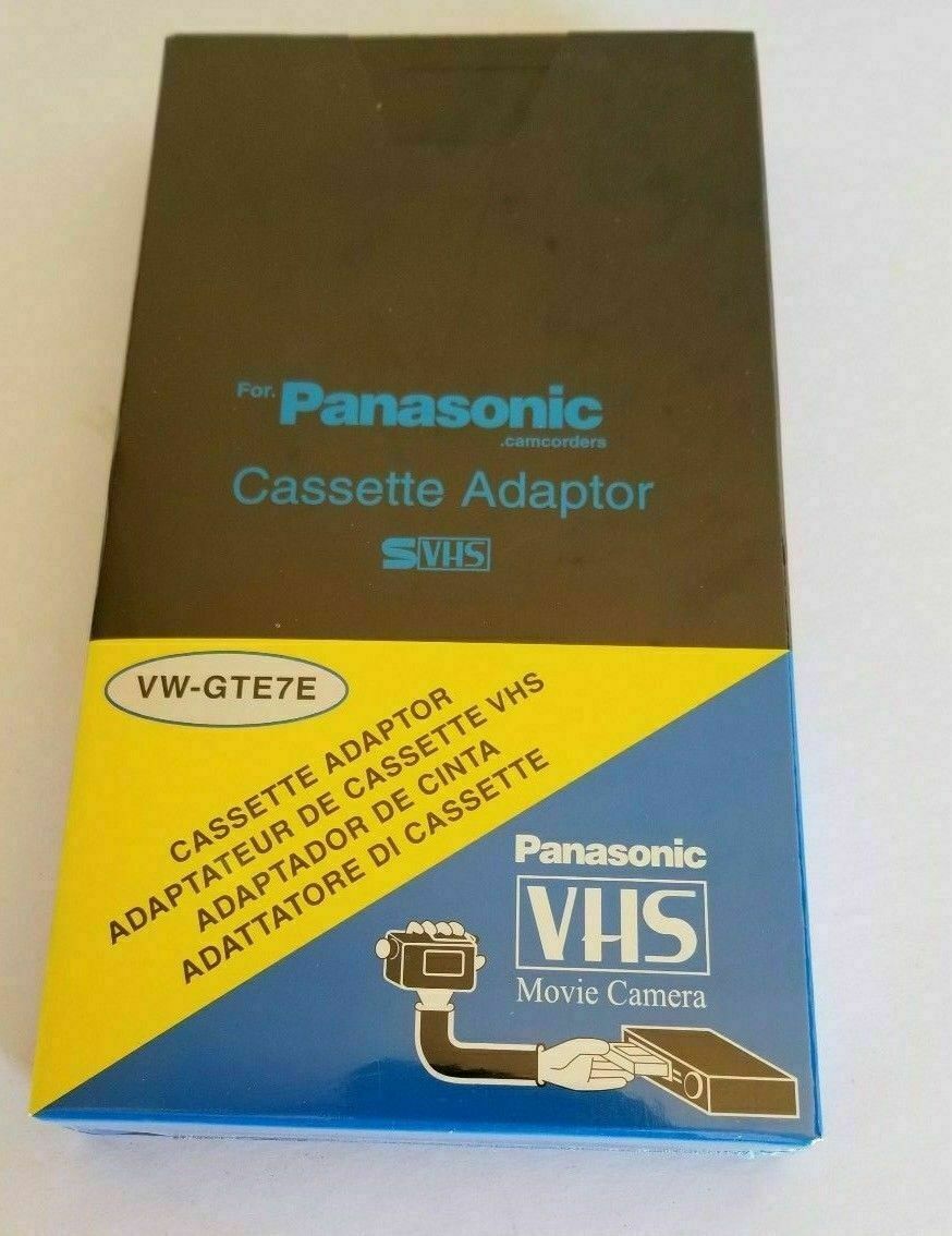 New Vhs-c To Vhs Player Motorized Cassette Adapter For Jvc,rca,panasonic + More